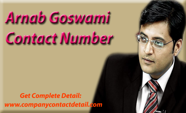 Arnab Goswami Contact Number