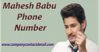 Mahesh Babu Phone Number