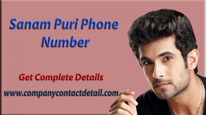 Sanam Puri Phone Number