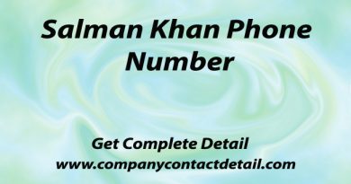Salman Khan Phone Number