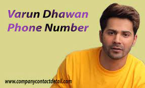 phone no of varun dhawan