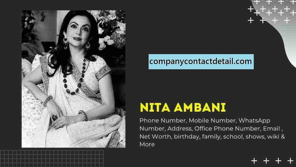 Nita Ambani Contact Details
