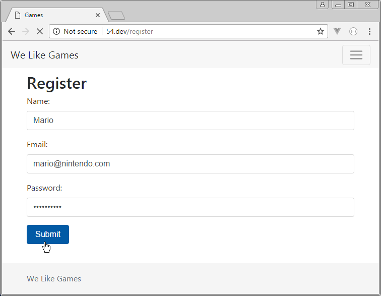 Fullonsms New User Registration