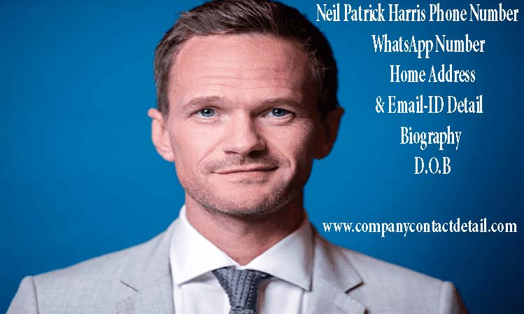 Neil Patrick Harris Phone Number, WhatsApp Number and Email-ID Detail, Biography