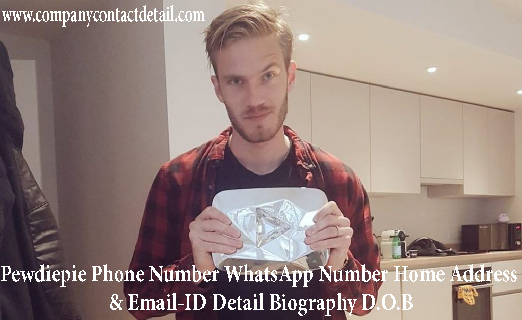 Pewdiepie Phone Number, WhatsApp Number and Email-ID Detail, Biography, Home Address
