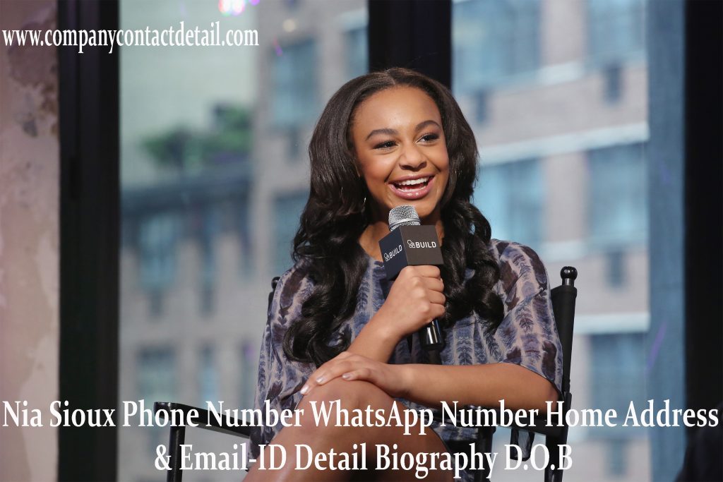 Nia Sioux Phone Number, WhatsApp Number and Email-ID Detail, Biography, Home Address