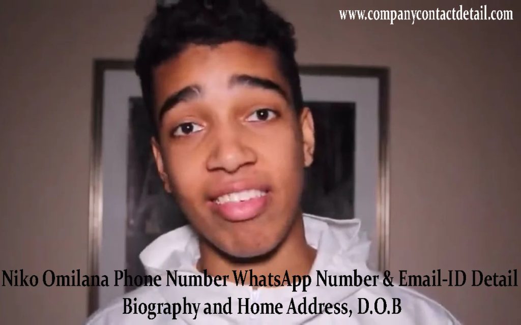 Niko Omilana Phone Number, WhatsApp Number and Email-ID Detail, Biography, Home Address