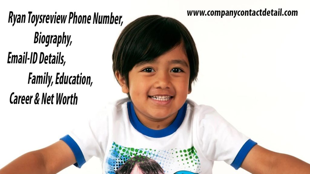 Ryan Toysreview Phone Number, Biography, Family, Education & Career
