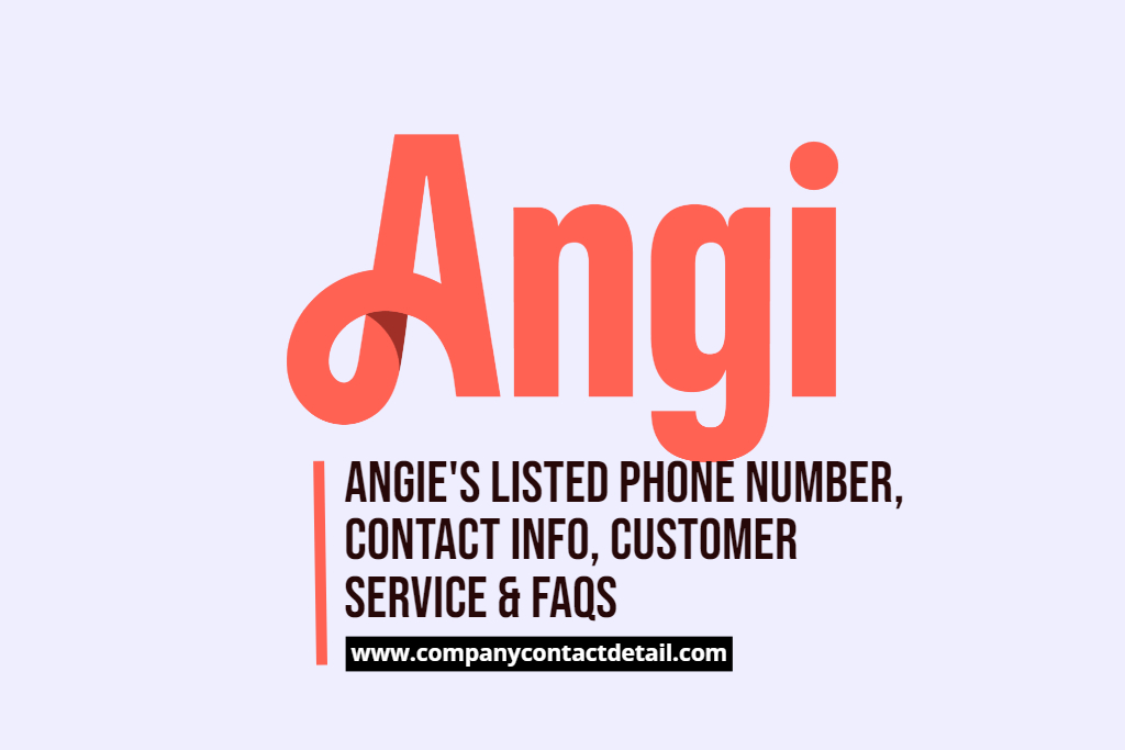 Angie's listed Phone Number