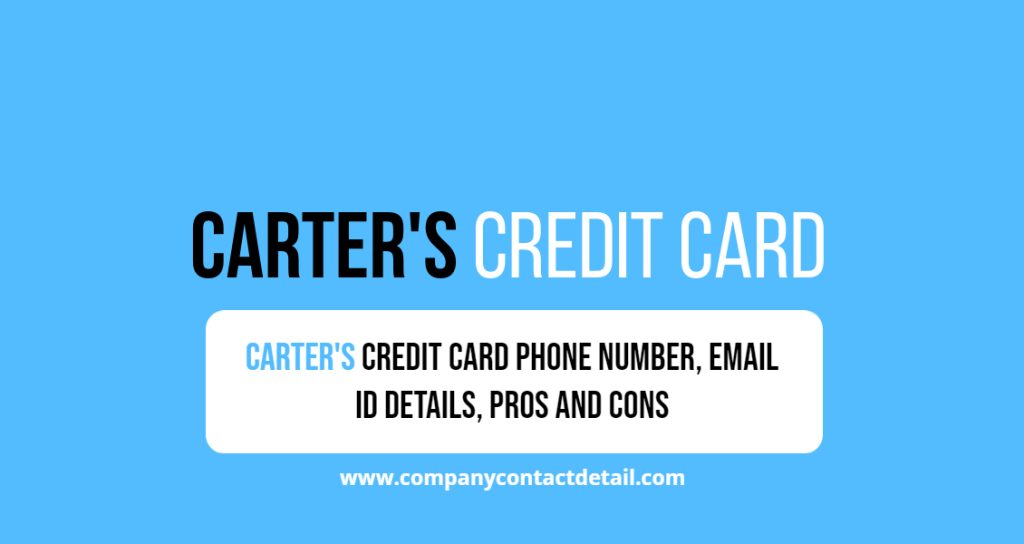 Carter's Credit Card Phone Number