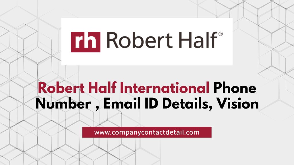 robert half international phone number